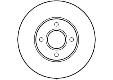 Тормозной диск (NATIONAL: NBD1384)