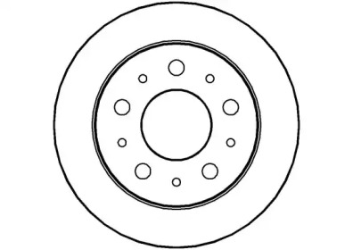Тормозной диск (NATIONAL: NBD1442)