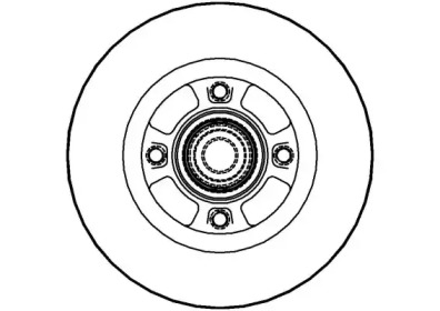 Тормозной диск (NATIONAL: NBD1640)