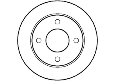 Тормозной диск (NATIONAL: NBD188)