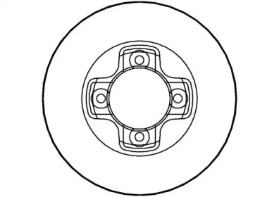 Тормозной диск (NATIONAL: NBD195)