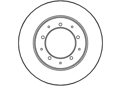 Тормозной диск (NATIONAL: NBD197)