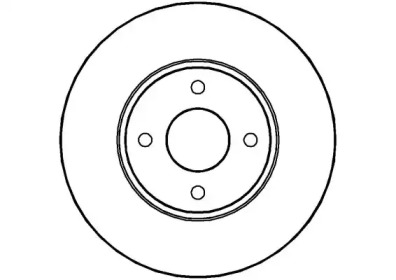 Тормозной диск (NATIONAL: NBD203)