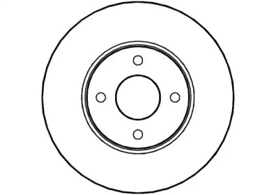 Тормозной диск (NATIONAL: NBD207)