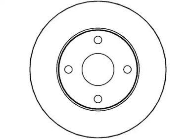 Тормозной диск (NATIONAL: NBD228)