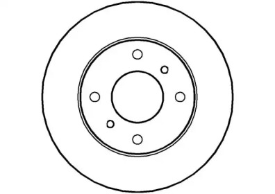 Тормозной диск (NATIONAL: NBD237)
