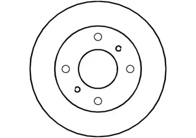 Тормозной диск (NATIONAL: NBD240)