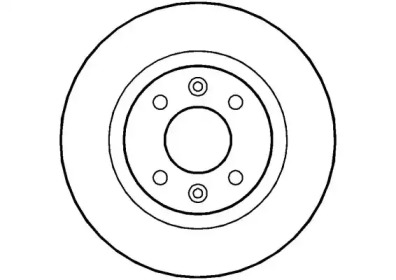 Тормозной диск (NATIONAL: NBD245)