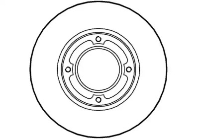 Тормозной диск (NATIONAL: NBD254)