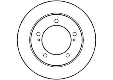 Тормозной диск (NATIONAL: NBD257)