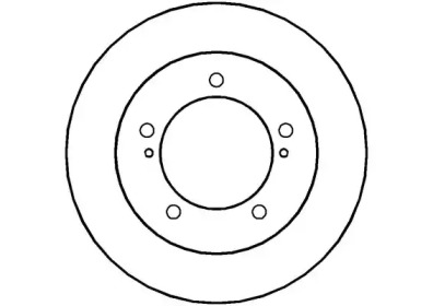 Тормозной диск (NATIONAL: NBD259)