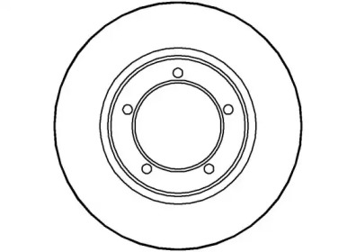 Тормозной диск (NATIONAL: NBD281)