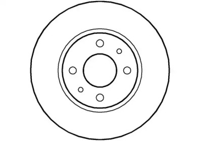 Тормозной диск (NATIONAL: NBD284)