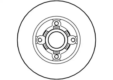 Тормозной диск (NATIONAL: NBD344)