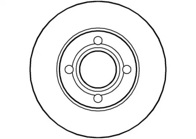 Тормозной диск (NATIONAL: NBD387)