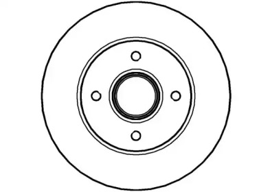 Тормозной диск (NATIONAL: NBD413)