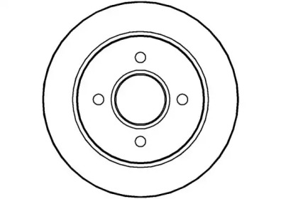 Тормозной диск (NATIONAL: NBD435)