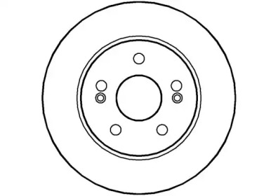 Тормозной диск (NATIONAL: NBD497)