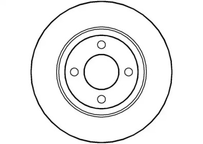 Тормозной диск (NATIONAL: NBD505)