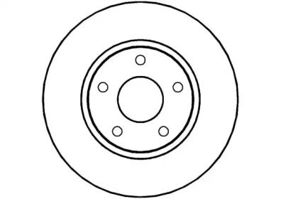 Тормозной диск (NATIONAL: NBD507)