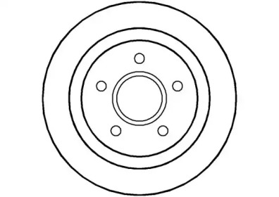 Тормозной диск (NATIONAL: NBD508)