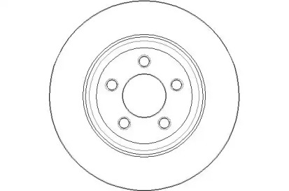 Тормозной диск (NATIONAL: NBD1848)