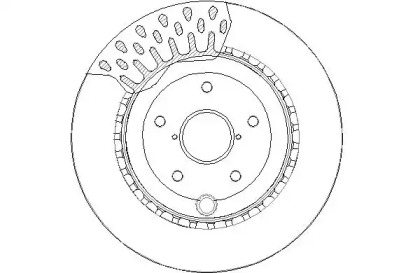 Тормозной диск (NATIONAL: NBD1851)