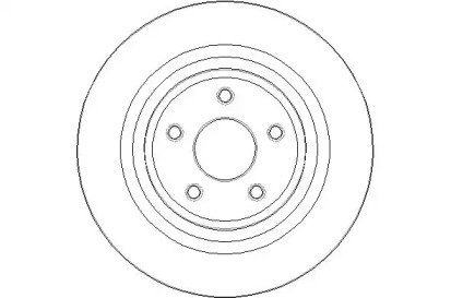 Тормозной диск (NATIONAL: NBD1853)