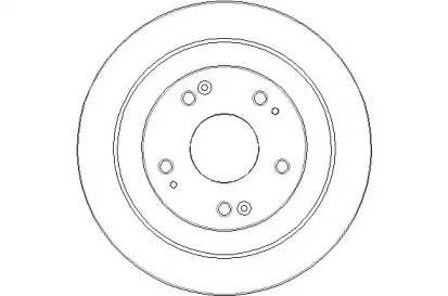 Тормозной диск (NATIONAL: NBD1863)