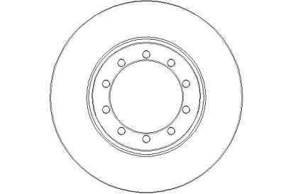 Тормозной диск (NATIONAL: NBD1887)