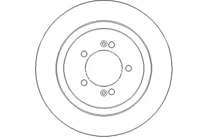 Тормозной диск (NATIONAL: NBD1911)
