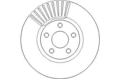 Тормозной диск (NATIONAL: NBD1919)