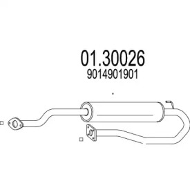 Амортизатор (MTS: 01.30026)