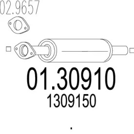 Амортизатор (MTS: 01.30910)