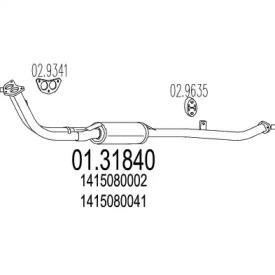 Амортизатор (MTS: 01.31840)