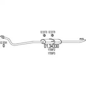 Амортизатор (MTS: 01.34330)