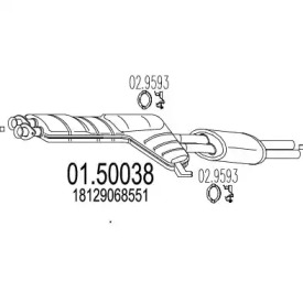 Амортизатор (MTS: 01.50038)