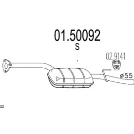 Амортизатор (MTS: 01.50092)