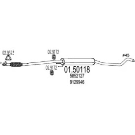 Амортизатор (MTS: 01.50118)