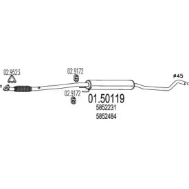 Амортизатор (MTS: 01.50119)