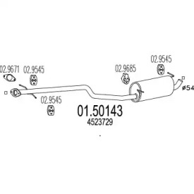 Амортизатор (MTS: 01.50143)