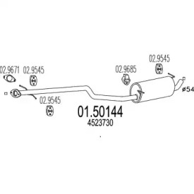 Амортизатор (MTS: 01.50144)