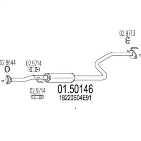 Амортизатор (MTS: 01.50146)