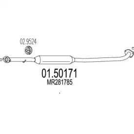 Амортизатор (MTS: 01.50171)