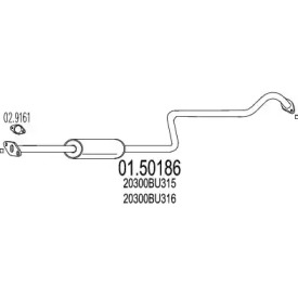 Амортизатор (MTS: 01.50186)