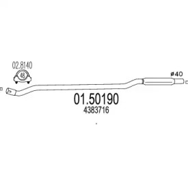 Амортизатор (MTS: 01.50190)