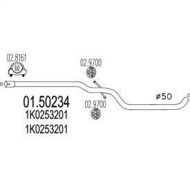 Амортизатор (MTS: 01.50234)