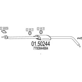 Амортизатор (MTS: 01.50244)