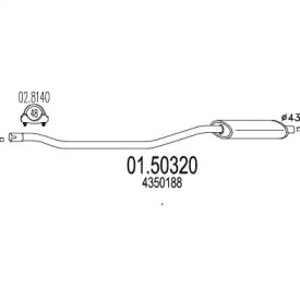 Амортизатор (MTS: 01.50320)