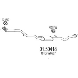 Амортизатор (MTS: 01.50418)